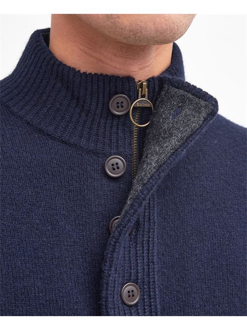 Felpa con toppa sul gomito Essential BARBOUR | MKN0585MKN/NY91